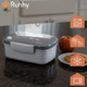 Ланчбокс Ruhhy 26169 800 мл с паровым клапаном, герметичный, BPA Free, серый - изображение 9