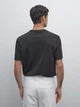 Футболка мужская Massimo Dutti cotton silk M черный - изображение 3