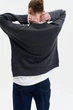 Светр з принтом S012 2508369193010 L/XL Сірий - зображення 5