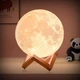 Світильник Місяць 3D MOON на акумуляторі. 16 кольорів з пультом RGB - зображення 9