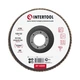 Диск шлифовальный лепестковый, 125×22 мм, зерно K36, 13300 об/мин INTERTOOL BT-0203 - изображение 1