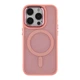 Чохол Premium TPU+PC Space Magnetic Color with Magsafe для iPhone 15 Pro Max Pink - зображення 1