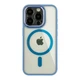 Чохол Creative TPU PC Metal Calais із MagSafe для Apple iPhone 15 Pro Light Blue - зображення 1