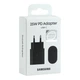 Зарядний пристрій USB Type-C PD 3.0 PPS Max 25W для Samsung S20 S21 A53 A73 A33 A13 A12 A52 A72 S20 FE Note 10 Lite M31s M51 A90 Black 1:1 - зображення 3
