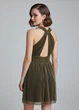 Коктейльное женское платье Topshop Черное с золотистым 16023 S (на укр 42) - изображение 3