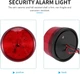 Стробоскоп, Luejnbogty 049168 красный 12V LED мигалка для домашней охранной сигнализации, 90 вспышек/мин 120mA - изображение 4