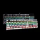 Механическая клавиатура игровая TWolf T75 punk LED Blue Switch 104 кнопоки USB проводная White - изображение 3