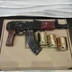 Набір для алкоголю АК-47 і чарки, Подарунок для чоловіка, військового, побратима - изображение 3