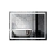 Зеркало Qtap Mideya (MI1) 900х700 с LED-подсветкой Touch, с антизапотеванием, с диммером QT2078NCF9070W - изображение 1
