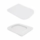 Унітаз підвісний Crow Rimless 485х340х330 мм, White, з сидінням Slim Duroplast/ Soft-close/ Quick Release QT05335171RW Qtap - зображення 6