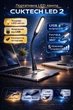 USB LED лампа CUKTECH (ZMI) LED 2 AL003 для ноутбука Power Bank портативная светодиодная 5 режимов гибкая Black - изображение 1