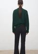 Джемпер женский с высоким воротником MANGO 17007801 Изумрудный XS KL09061X - изображение 3
