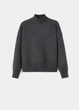 Джемпер женский с высоким воротником MANGO 17007801 Серый S KL09062S - изображение 6