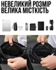 Мужская кожаная сумка 23х26х6, барсетка для телефона и документов, мессенджер для города, черная - изображение 6