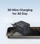 Зарядний пристрій UGREEN X515 30W 3-Ports GaN Fast Charger - зображення 4