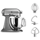Кухонный комбайн KitchenAid Artisan 4,8 л 5KSM125ECU с откидным блоком серебристый - изображение 1