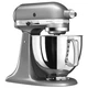 Кухонный комбайн KitchenAid Artisan 4,8 л 5KSM125ECU с откидным блоком серебристый - изображение 8
