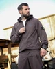 Спортивний костюм Stone Island 4 ПП 7916 коричневий, краш, з сітчастою підкладкою, чоловічий L - зображення 7