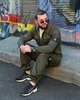 Костюм Stone Island хакі PA5073, стрейч котон, на блискавці, чоловічий спортивний комплект L - зображення 7