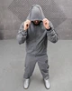 Спортивный костюм Stone Island Submariner Grey НП4993, Crush, с сетчатой подкладкой, мужской L - изображение 3