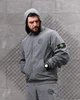 Спортивный костюм Stone Island Submariner Grey НП4993, Crush, с сетчатой подкладкой, мужской L - изображение 7