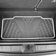 Коврик в багажник Inliner Wave Style для Mini Cooper F56 '14-24 3 дв. нижний из экокожи черный с белой нитью и окантовкой - изображение 7