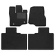 Коврики в салон Optimal для Ford F-150 '20- SuperCab текстильные черные (комплект) - изображение 1