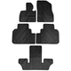 Коврики в салон Inliner Wave Style для Li Auto L9 '24- 3 ряда из экокожи черные (комплект) - изображение 1