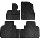 Коврики в салон Inliner Wave Style для Li Auto L9 '24- 3 ряда из экокожи черные (комплект) - изображение 2