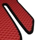 Коврики в салон Kinetic для Seat Ibiza 4 '08-17 EVA-полимерные красные с черной тесьмой (комплект) - изображение 6