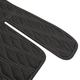 Коврики в салон Inliner Wave Style для BMW 3 F30/F31 '12-19 sDrive из экокожи черные с бежевой нитью (комплект) - изображение 8