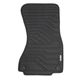 Коврики в салон Inliner Geometric Design для Audi A7 4G7 '10-17 из экокожи черные с коричневой нитью (комплект) - изображение 4