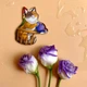 Дерев'яний пазл-вкладиш "Котики -1" Ubumblebees (ПСД128) PSD128 з будиночком - изображение 2
