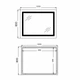 Дзеркало Qtap Cardinal (CA2) 1200х800 з LED-підсвічуванням Touch, з антизапотіванням, з димером, рег. темп. кольору (3000-6500K) - изображение 2