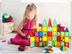 Магнітний конструктор Magnetic Tiles 3D набір XXL 100 елементів - зображення 6