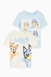 Комплект футболок из хлопка Bluey (2шт.) C&A 2233229c59 110см комбинированный (100006475) - изображение 1