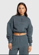 Зип-свитшот из хлопка Gymshark b6a5ic58 M серый (100006083) - изображение 1