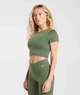Спортивный топ Gymshark b8a2kc58 XS хаки (100006092) - изображение 3