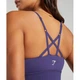 Спортивний топ Gymshark b6a6mc58 M фіолетовий (100006096) - зображення 3