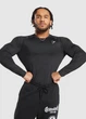 Спортивный лонгслив Gymshark a1a1pc59 XL черный (100014214) - изображение 1