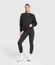 Свитшот из хлопка оверсайз Gymshark b5a9rc59 S черный (100006555) - изображение 4