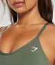 Спортивный топ Gymshark b2a7ec58 XS хаки (100006073) - изображение 5