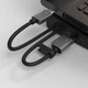 Порт-реплікатор J5create Dock-Station USB-C 10Gbps, 12-in-1 (слот M2 NVMe/хаб/HDMI/DP/PD/картрид/LAN) (JCD552-N) - зображення 6