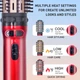 Фен-щетка Hatteker HT-302 3в1 электрическая расческа. стайлер, для сушки, укладки и волн с регулировкой температуры, Красный - изображение 2