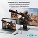 USB-хаб XON SmartHub 8 в 1 (Ethernet, HDMI, SD/TF, 2хType-C, USB3.0, USB2.0) Серый (UHCHP083312G 4425) - изображение 3