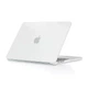 Чехол HardShell Matte Case для MacBook Air 13.6 2022-2026 M2/M3/M4/M5 A2681/A3113/A3240/A3449 — White прозрачная матовая белая защитная накладка - изображение 1