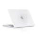 Чехол HardShell Matte Case для MacBook Air 13.6 2022-2026 M2/M3/M4/M5 A2681/A3113/A3240/A3449 — White прозрачная матовая белая защитная накладка - изображение 2