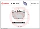 Гальмівні колодки дискові Brembo (P65014) - зображення 1