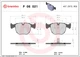 Гальмівні колодки дискові передні Brembo (P06021) - зображення 1