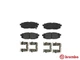 Тормозные колодки дисковые задние Brembo (P78018) - изображение 2